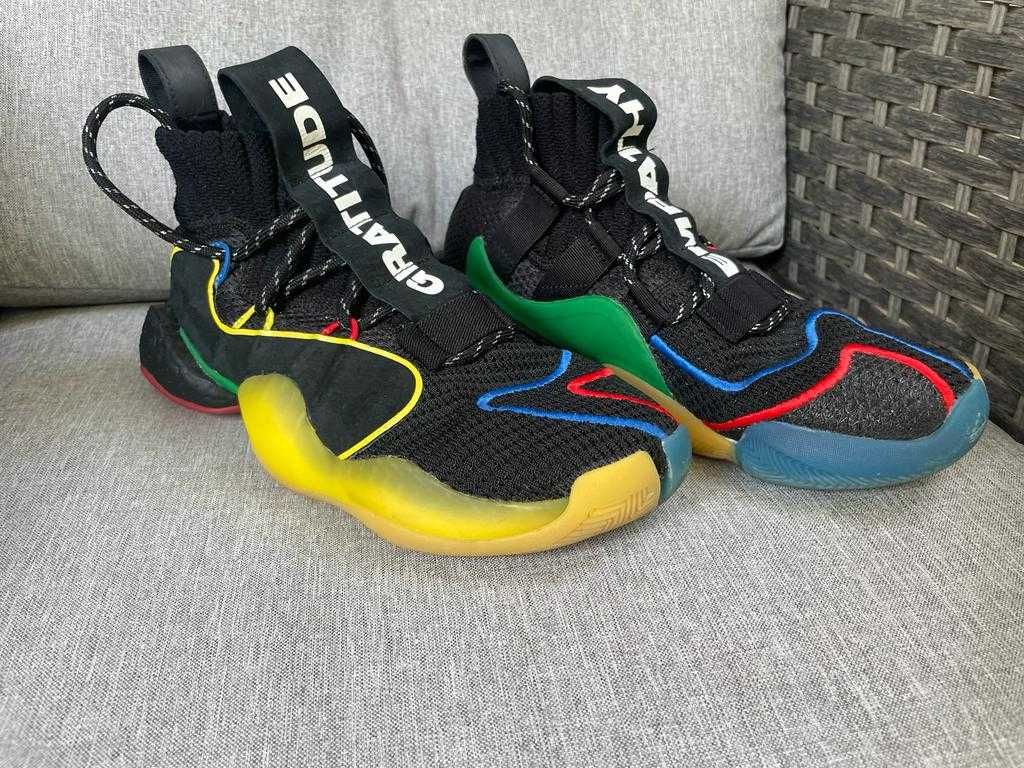 Adidas x Pharrell Williams Crazy BYW  Black/ Multicolor 38