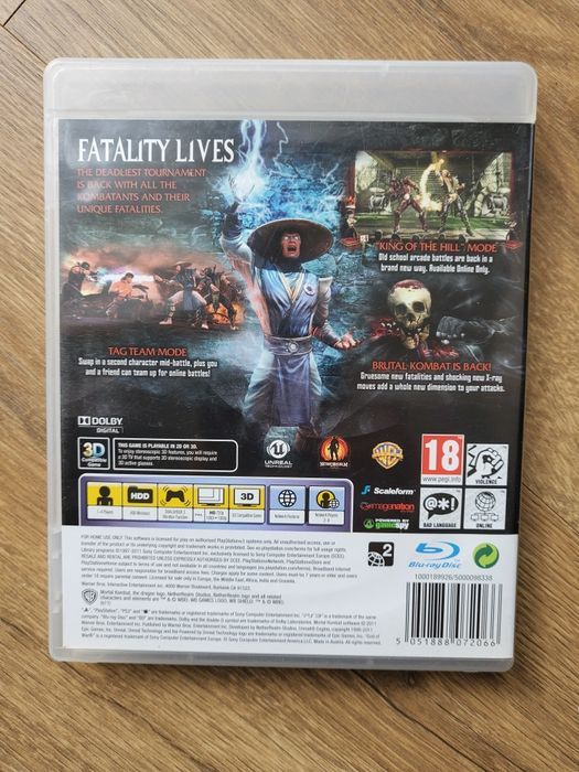 Игра Mortal Kombat за Playstation 3