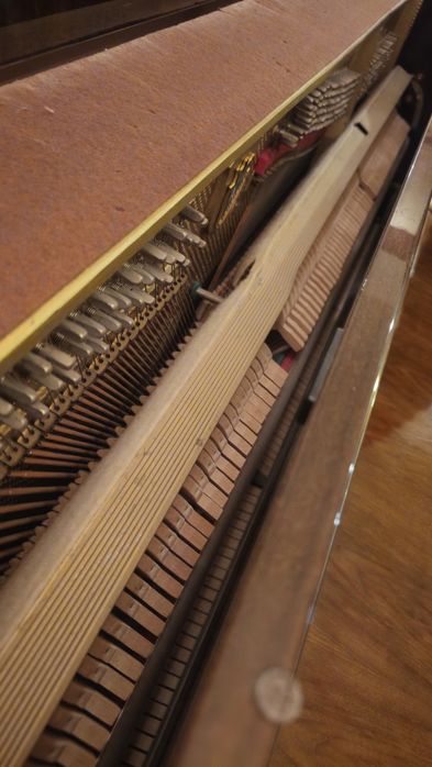 Pianina Petrof placa de bronz