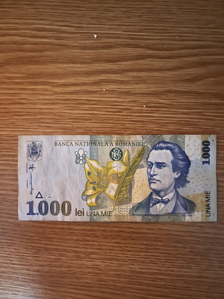 Bancnote 5000 de lei și 1000 de lei