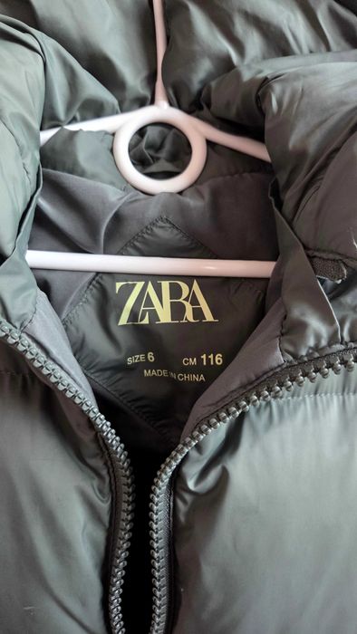 Детско ЕСТЕСТВЕН Пух яке ZARA 6г.