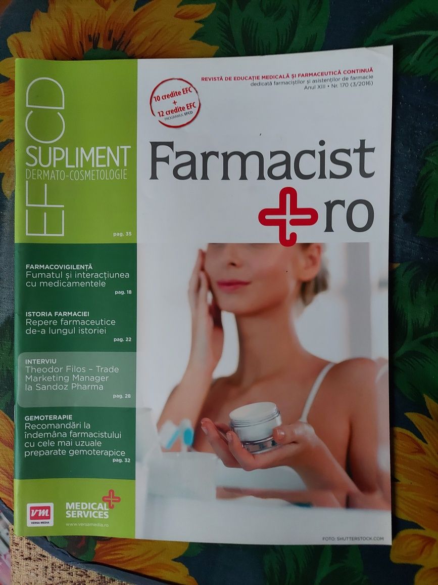 Vând reviste de farmacie