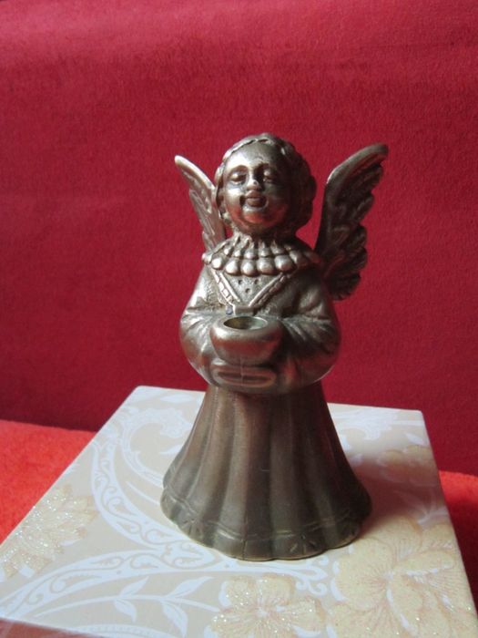 cadou rar Craciun Inger vintage colectie Germania sec.XX bronz masiv