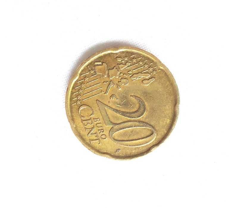 Moneda 20 euro centi 2002