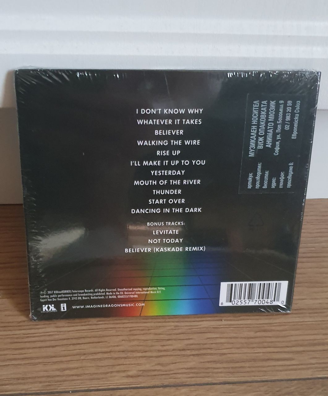 CD диск Imagine Dragon,  нов