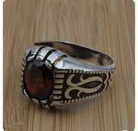 Men Ring, 925 Argint, Handmade
