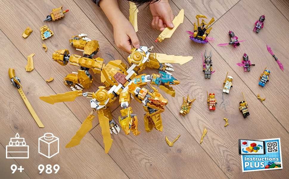 TIP lego Ninjago Ultra dragonul auriu al lui Lloyd 71774 989 pcs