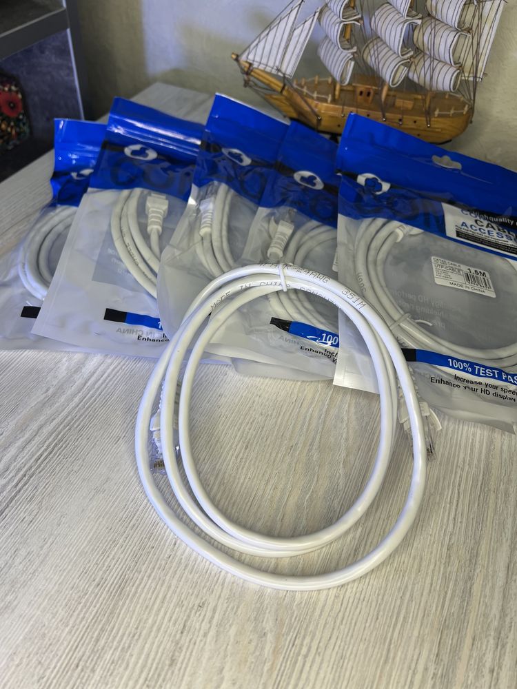 Сетевой кабель Ethernet 1.5m 5m Cat 6 RJ45