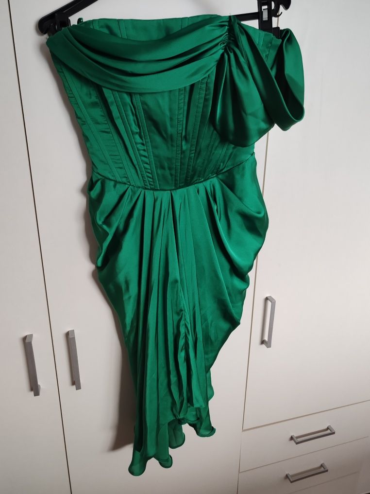 Rochie verde pe comanda