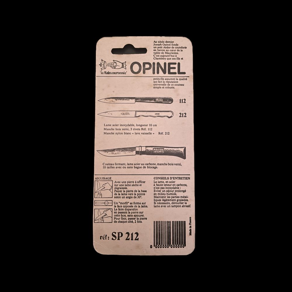 Cuțit de bucatarie Opinel