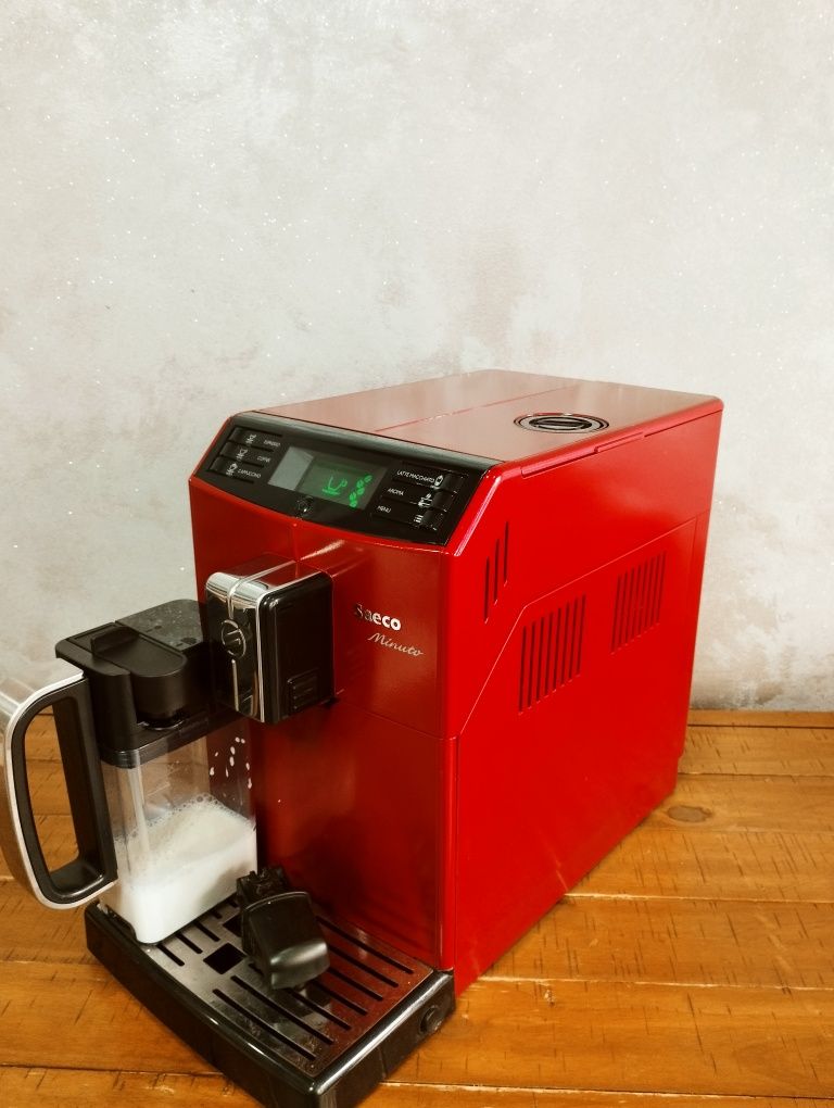 Aparat espressor cafea Saeco Minuto Cappuccino Red transport gratuit