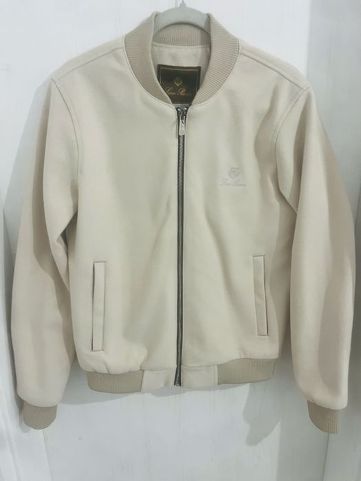Geacă bomber Loro Piana – crem/bej deschis