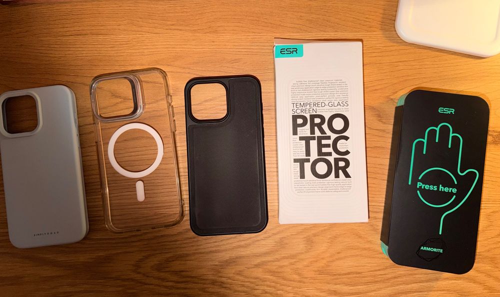 iPhone 15 Pro Max протектор + MagSafe кейс