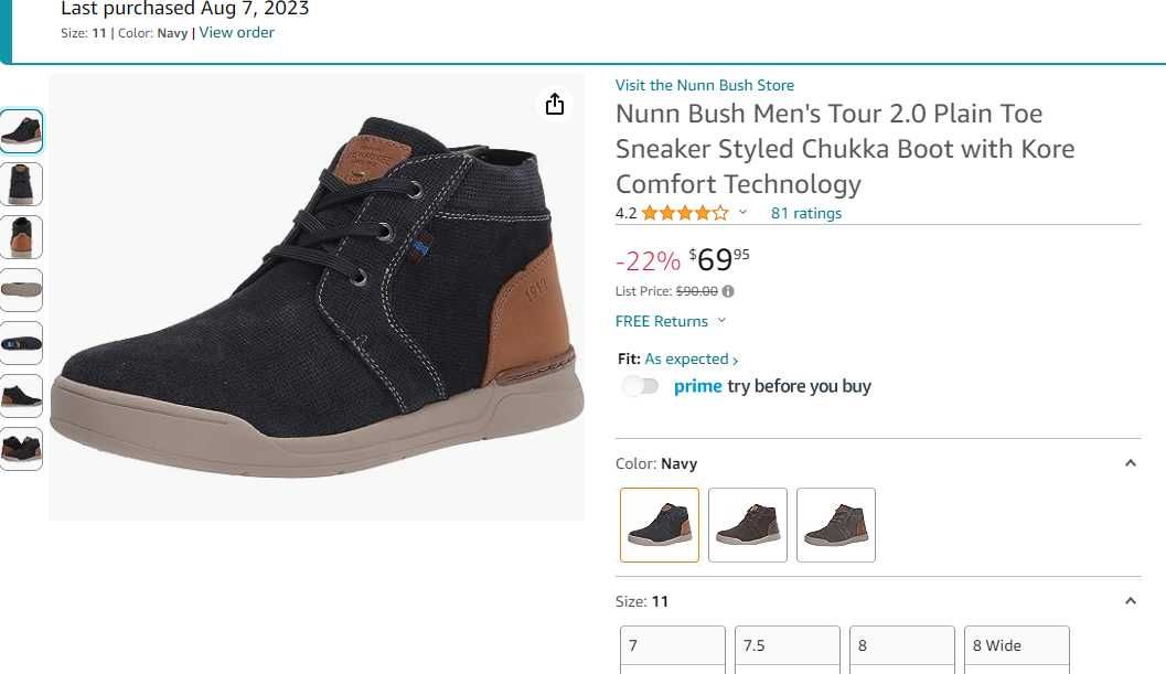 Кеды-ботинки Nunn Bush 44 размер!