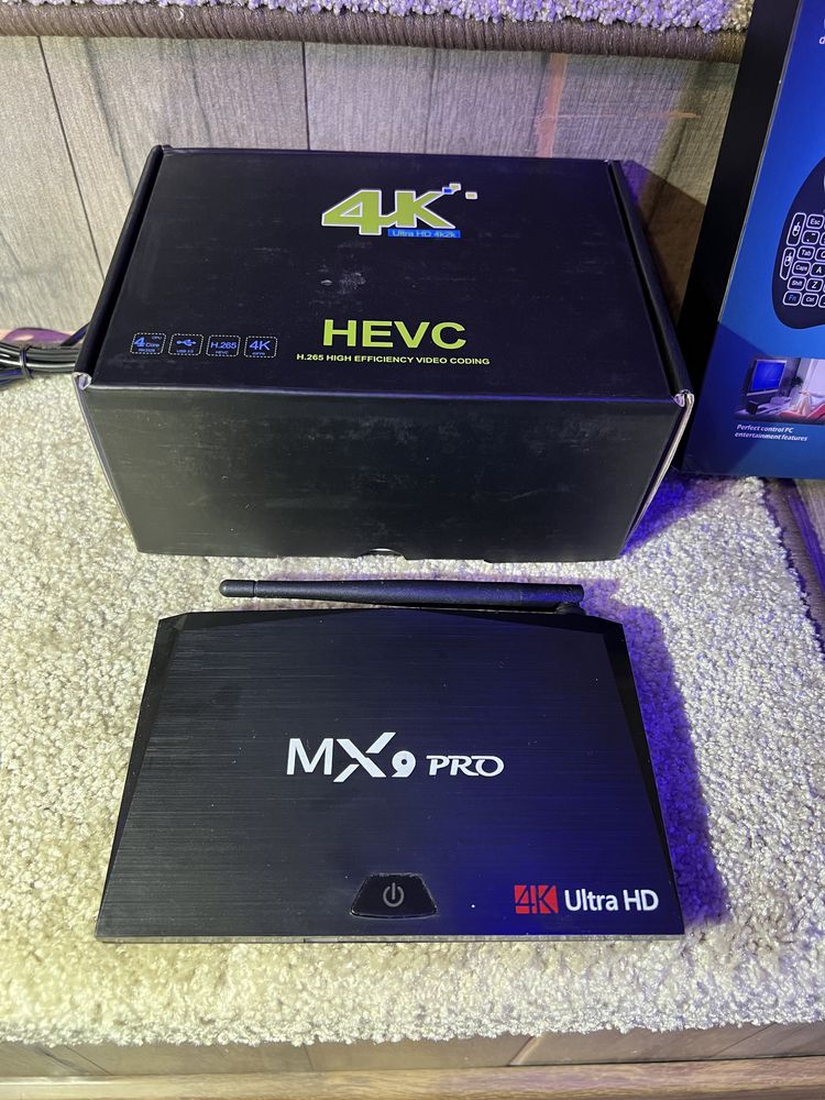 Mini PC TV Box MX9 Pro, 4K, Quad-Core, tip Chromecast