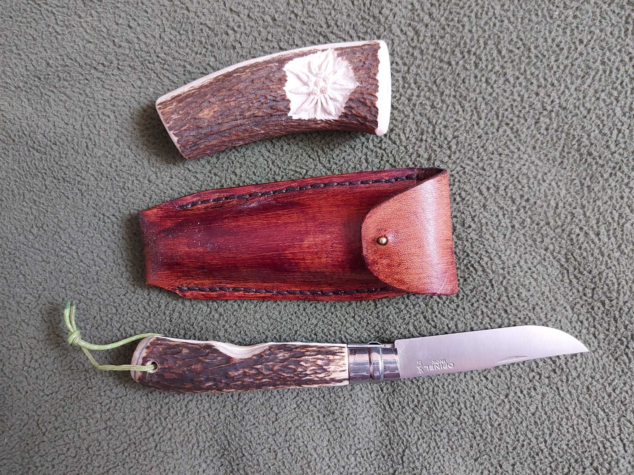 Cutite si Opinel corn de cerb