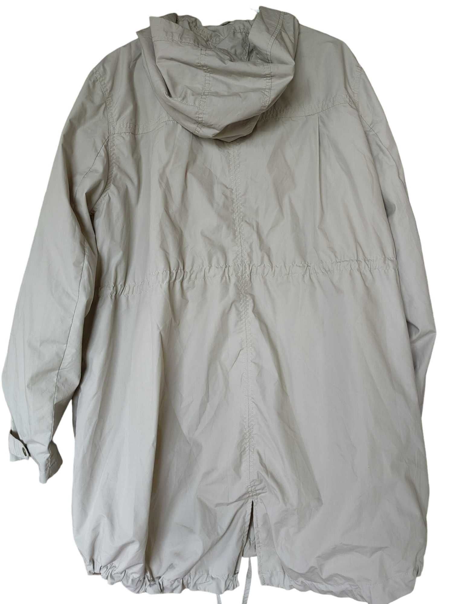 Дамско яке за бременни с качулка H&M, Бежово, 86х65 см, XL