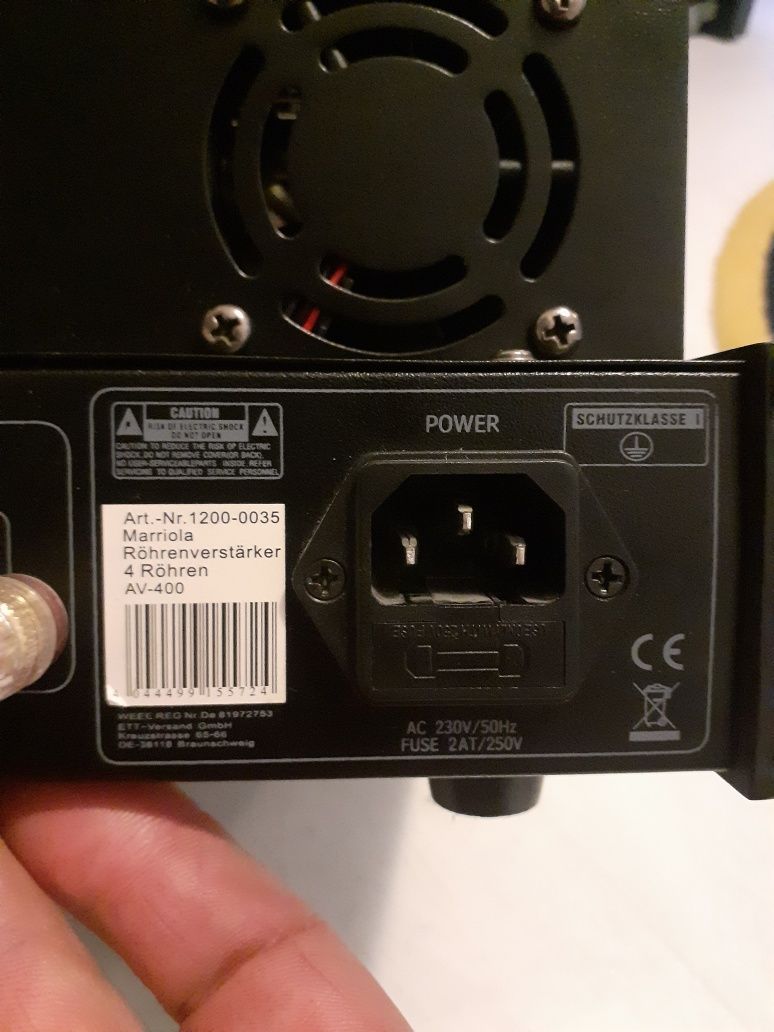Amplificator audio Marriola AV400 hibrid lămpi tuburi integrate