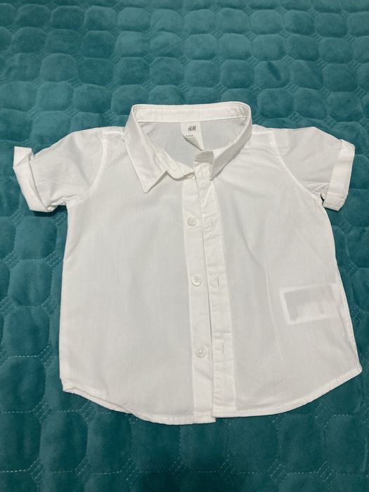 Set bebe H&M camasa pantalon si vesta