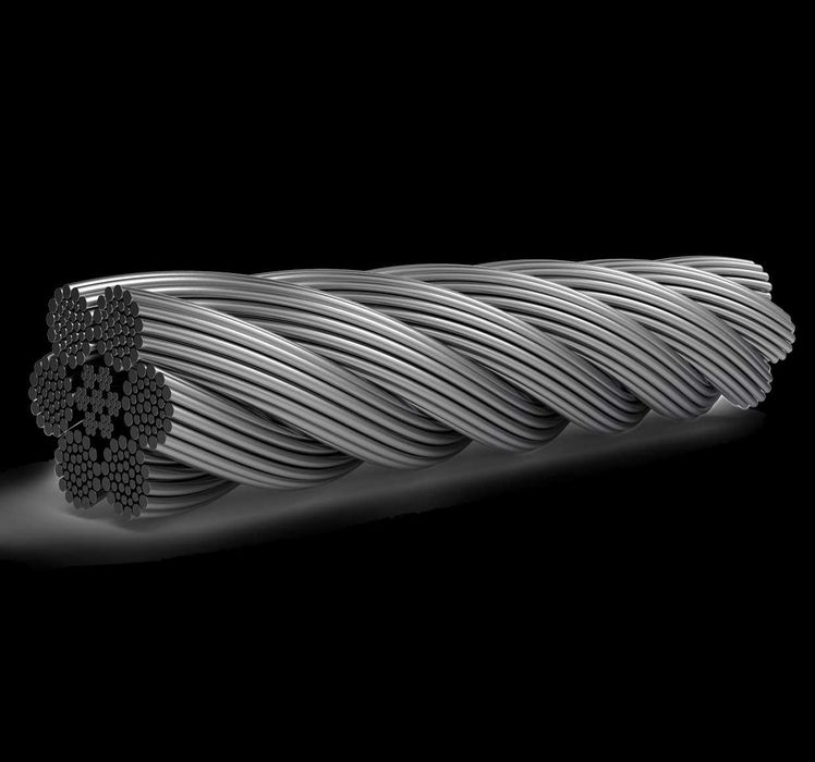 Канат стальной диам.39,0 мм, 45,5 мм, 52,0 мм, 57,0 мм ГОСТ 7669-80