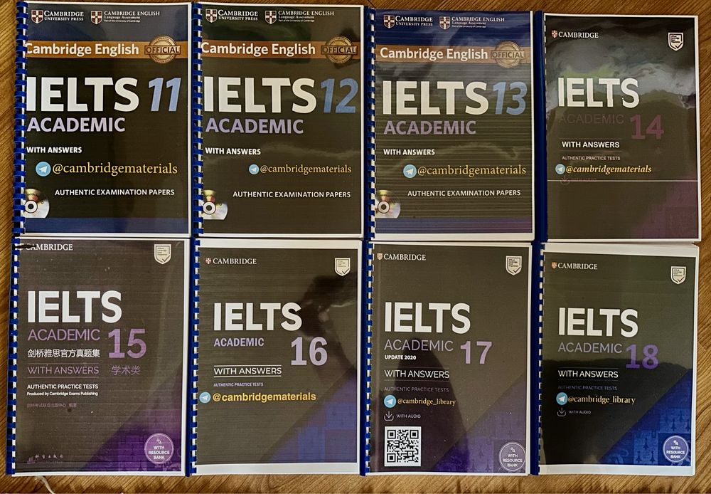 IELTS academic 11-19 Cambridge English Practice tests