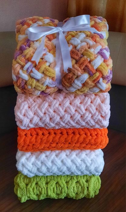 Ръчно изработени одеялца 80х90 см.