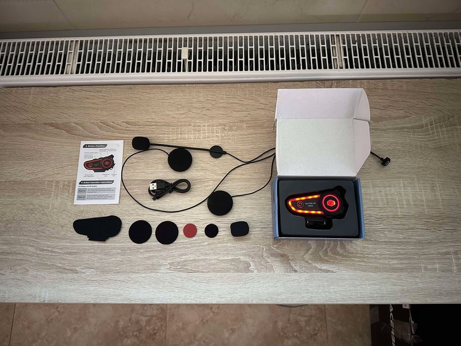 Sistem comunicare moto Gerealec DK02 intercom motocicleta