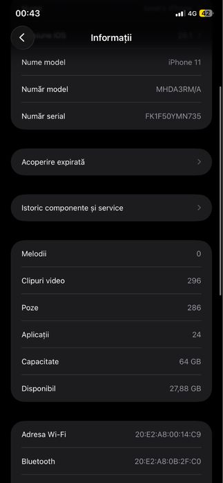 Iphone 11 64gb foarte bun