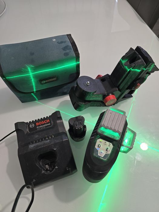 GLL 3-80 CG nivela laser Bosch lumina verde