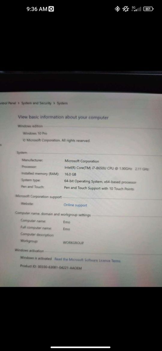 Microsoft surface book 2 15' MAX SPECS!