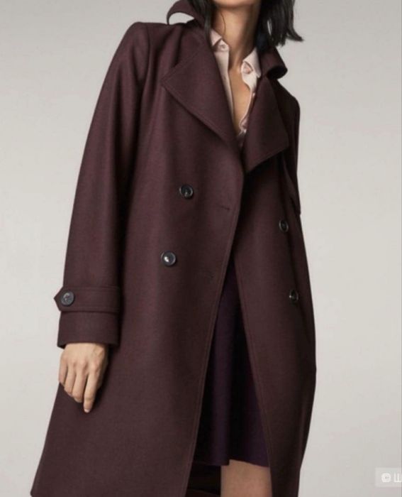 Дамско вълнено палто Massimo Dutti