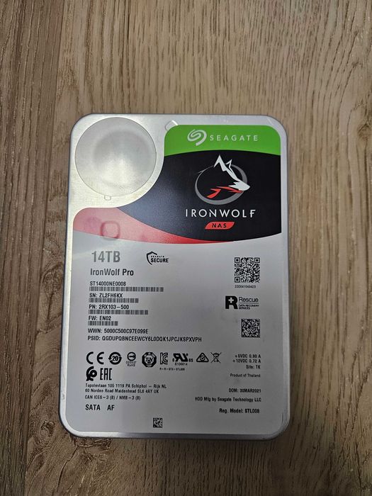 Vand HDD Hard Disk Seagate IronWolf Pro 14TB Health 100%
