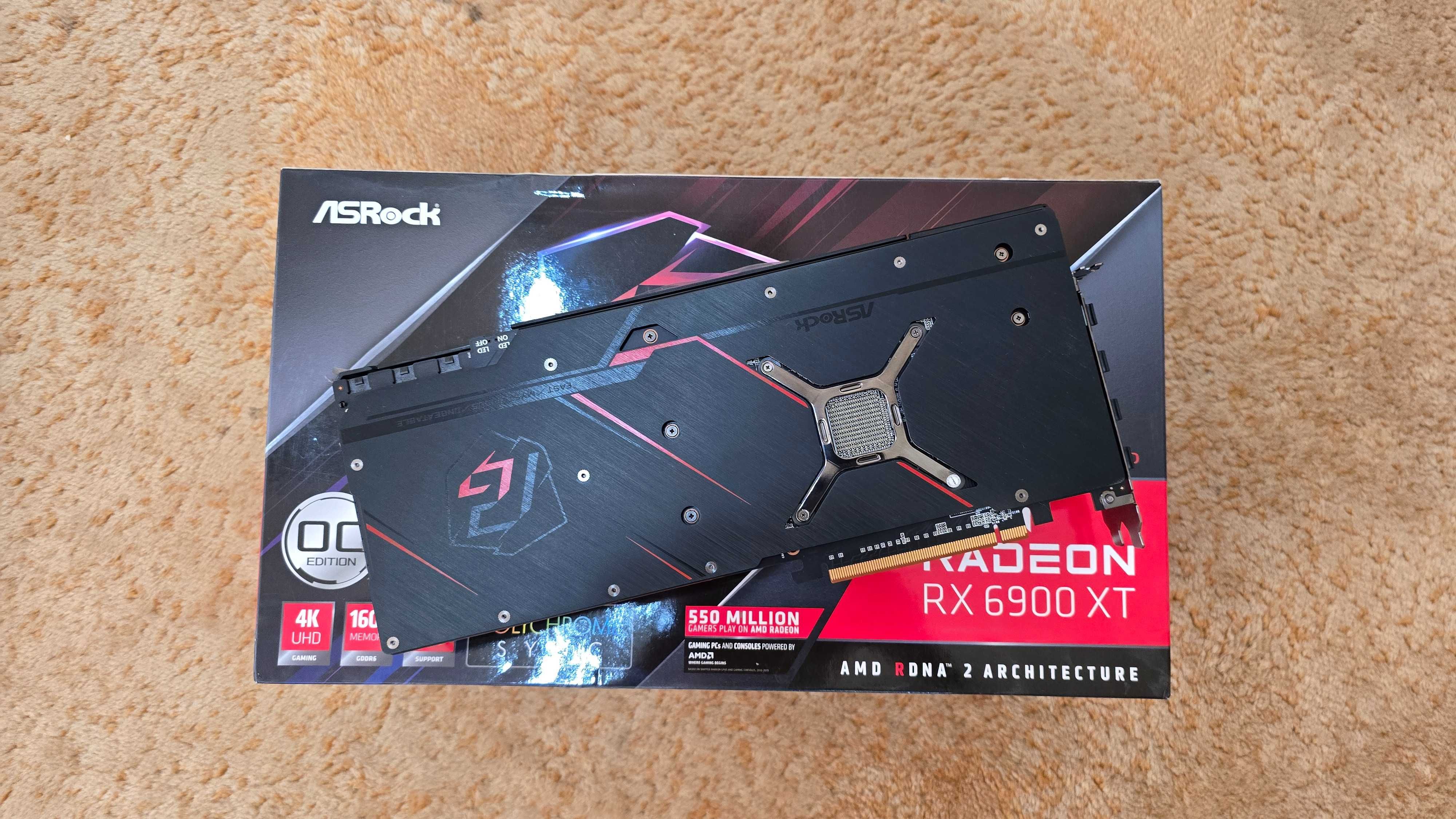 Видеокарта ASRock AMD Radeon RX 6900 XT Phantom Gaming OC 16Gb