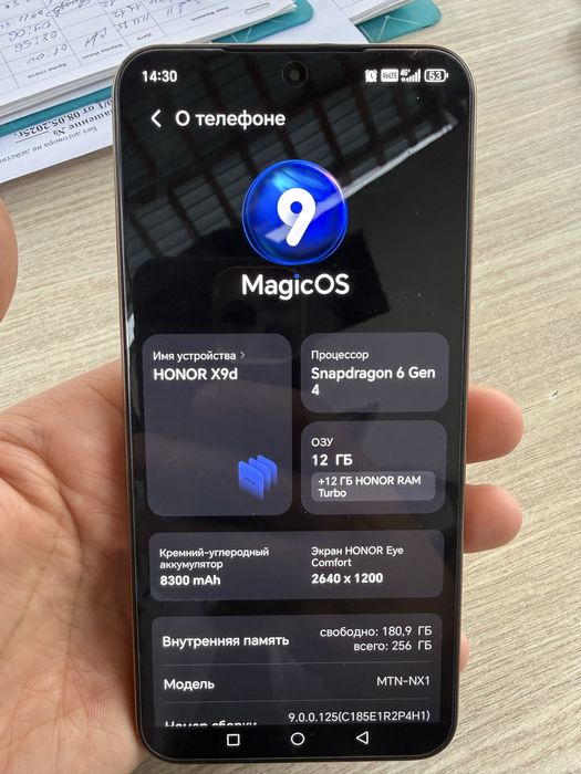 Tel sotiladi Honor x9d 12/256