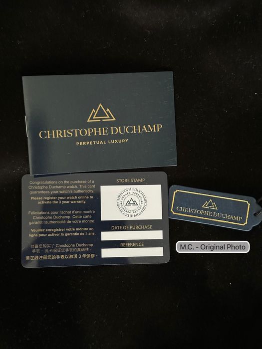 Ceas cu diamante naturale – Christophe Duchamp Élysées (sigilat)