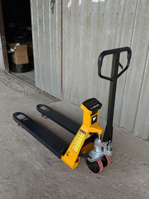 Гидравлическая тележка с весами и принтером 3 тонны