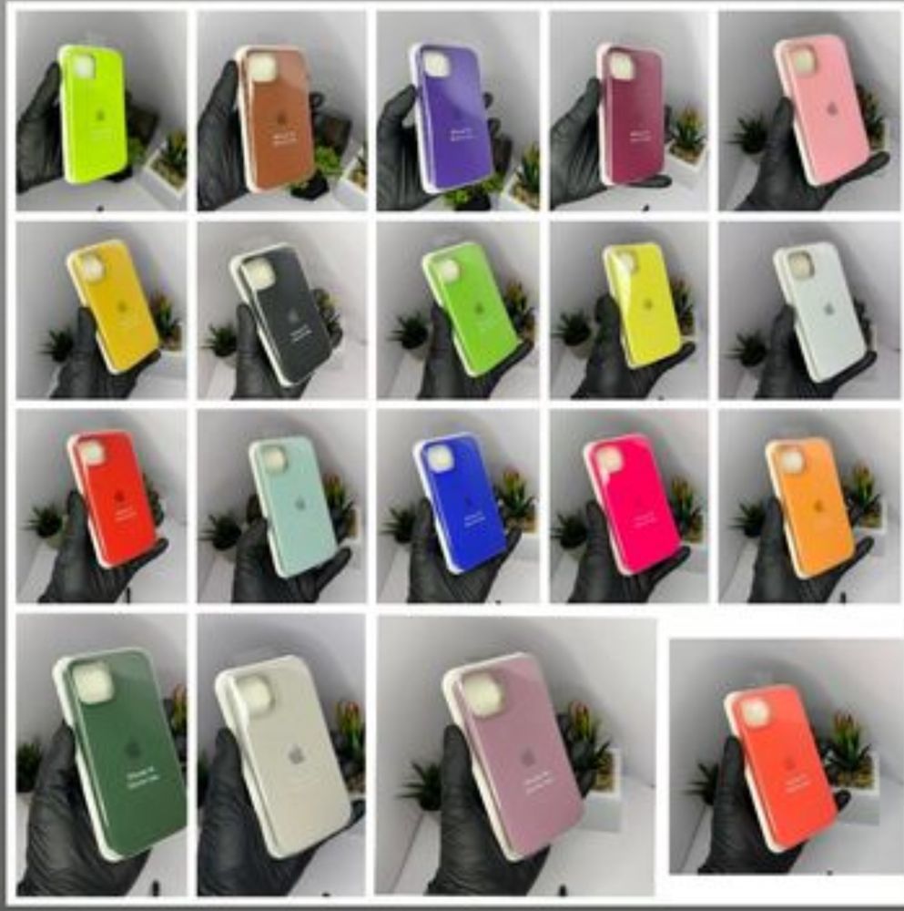 Iphone silicone case /силиконови калъфи /apple 15/15pro/15plus/14/13/7