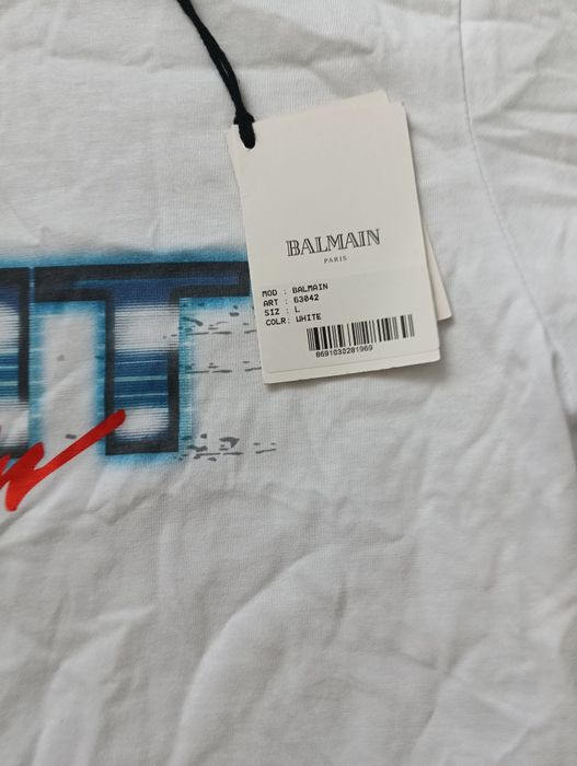 Tricou superb balmain nou mărimea L
