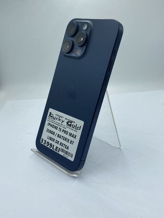 Iphone 15 Pro Max 256 Gb 87 % Baterie / Garantie / Factura #48129