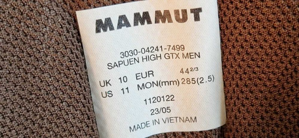 Ghete Mammut 44 GTX salomon salewa meindl bocanci munte