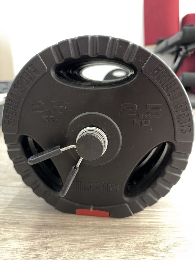 Bara + 8 discuri 2.5 kg