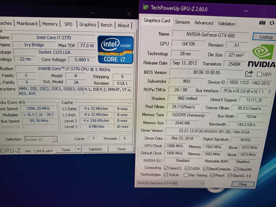 Kit gaming Core i7 3770 + placa Asus + 8gb Hyperx + cooler