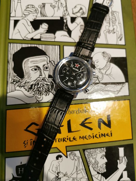 Ceas BPEMR Timp vremya chronograph 3133 Poljot