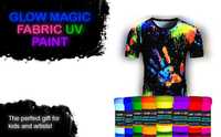 Set de 8 - Culori Neon Textile Blackligh UV Glow Magic