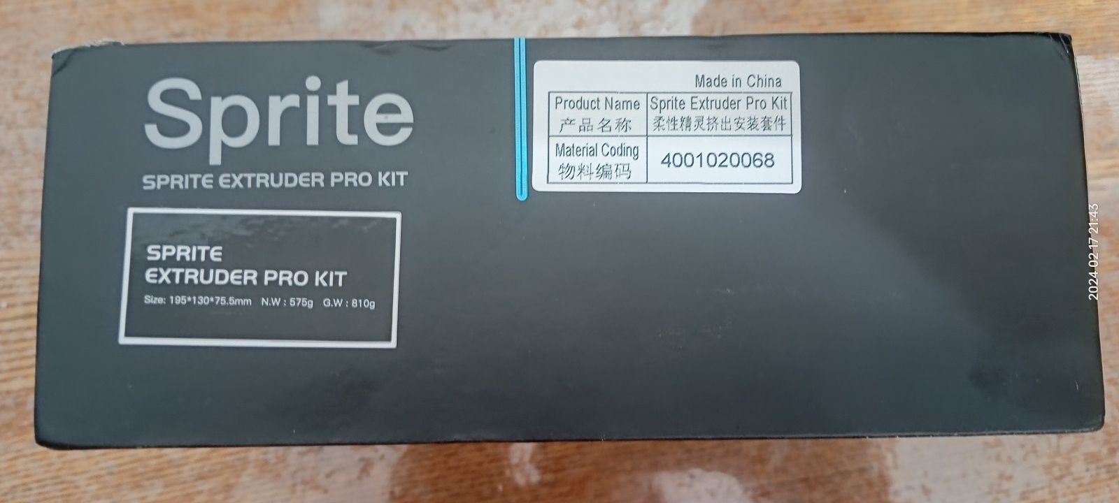 Creality Sprite Extruder Pro Upgrade Kit под диаметр 2.85