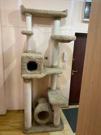 Домик- ировой комплекс  для кошки, когтеточка