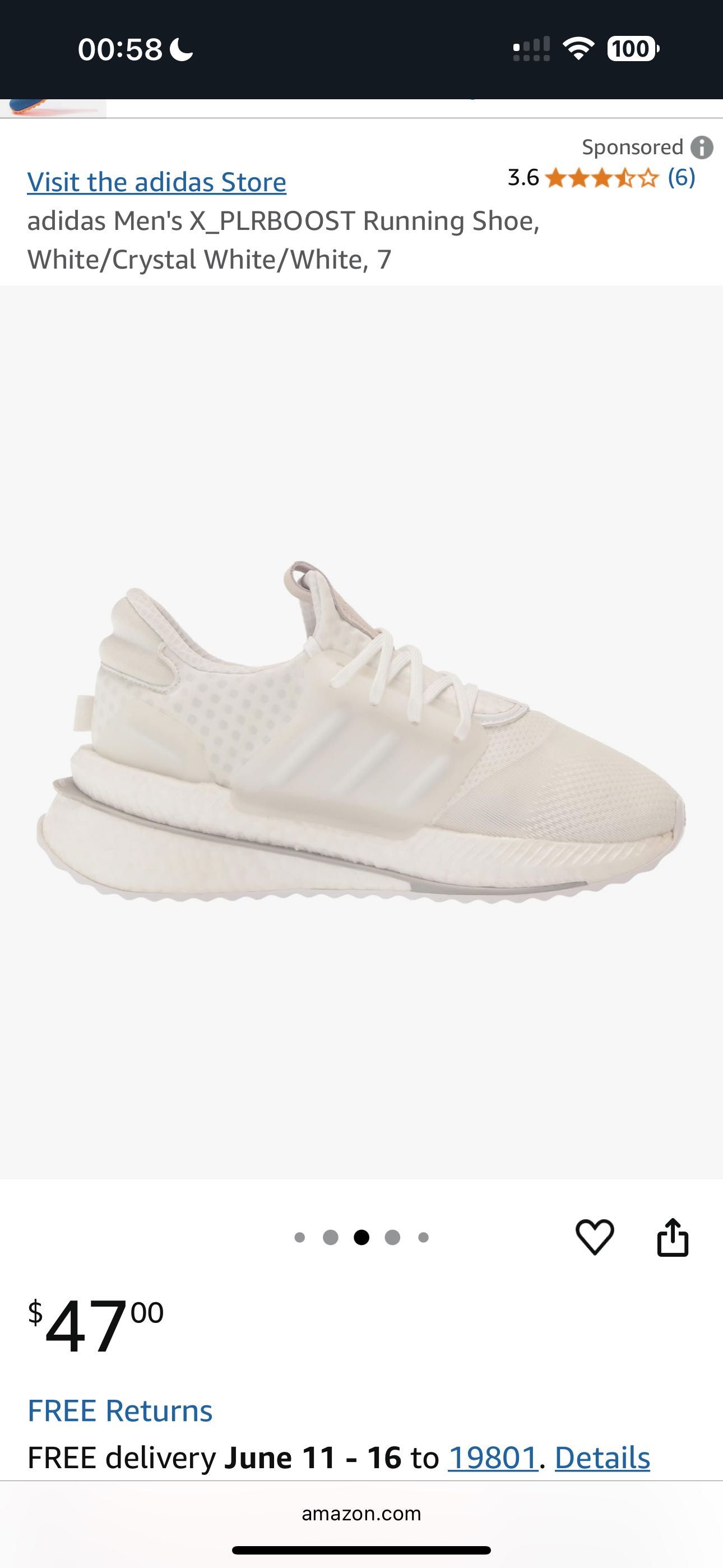 adidas Men's X_PLRBOOST 42,5
