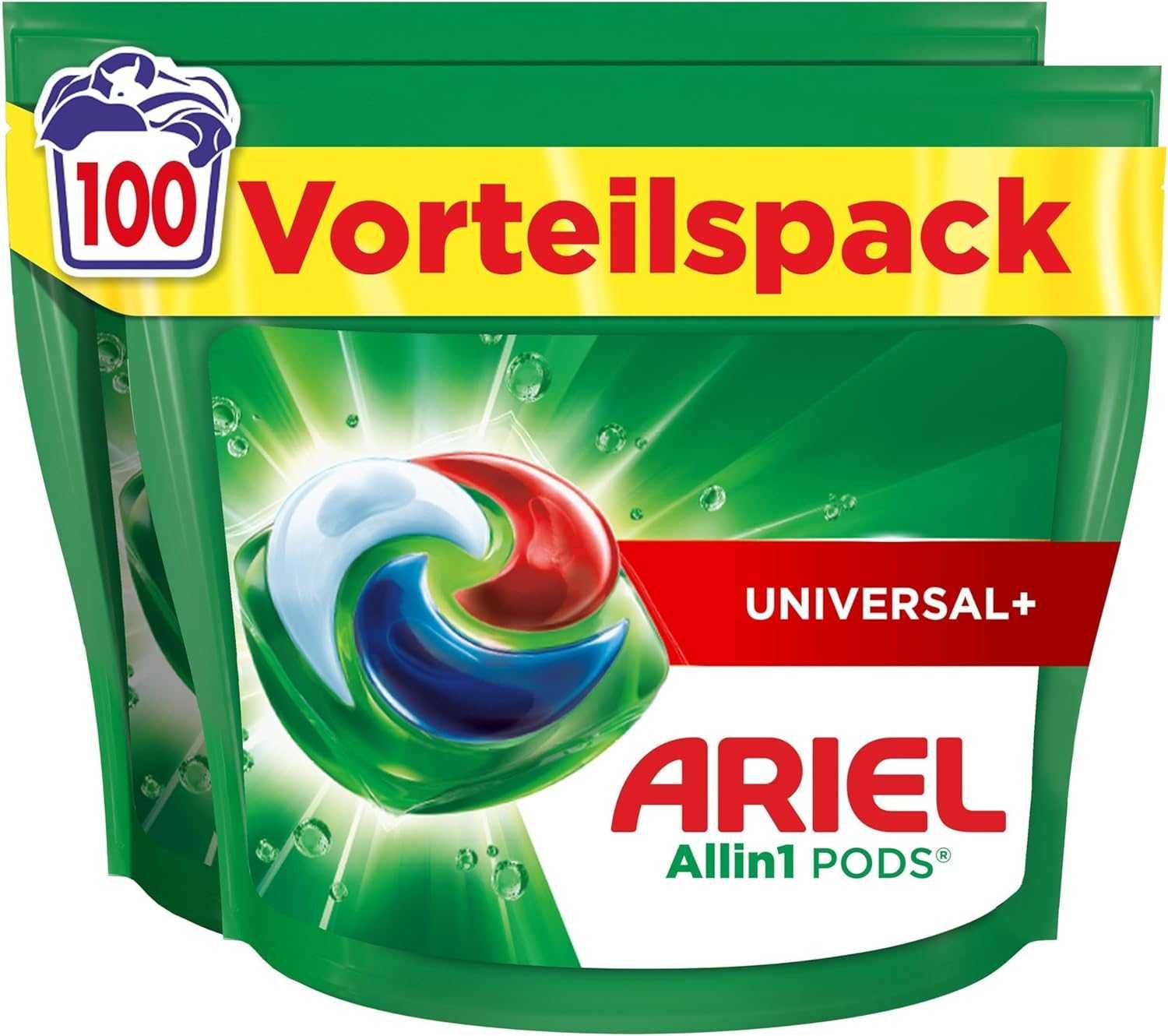 Препарат Ariel универсал капсули за всякакво пране 100 бр. от Германия