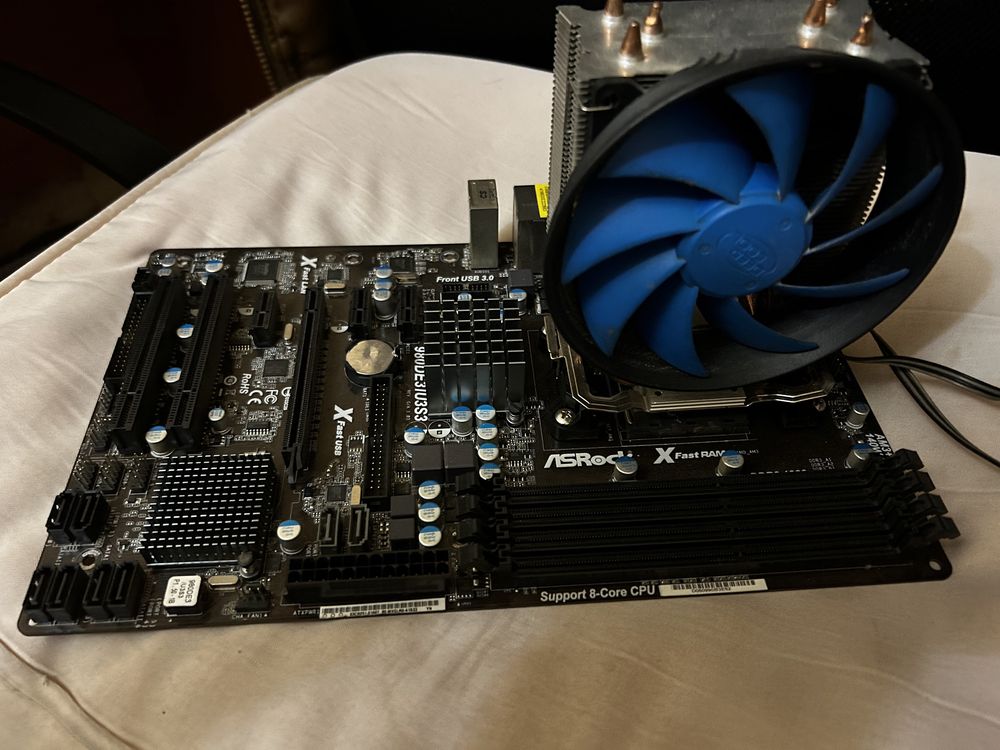 Plăcuțe RAM și placa de bază și procesor amd fx 6300