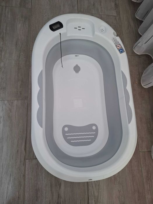 Cadita bebelusi pliabila cu termometru